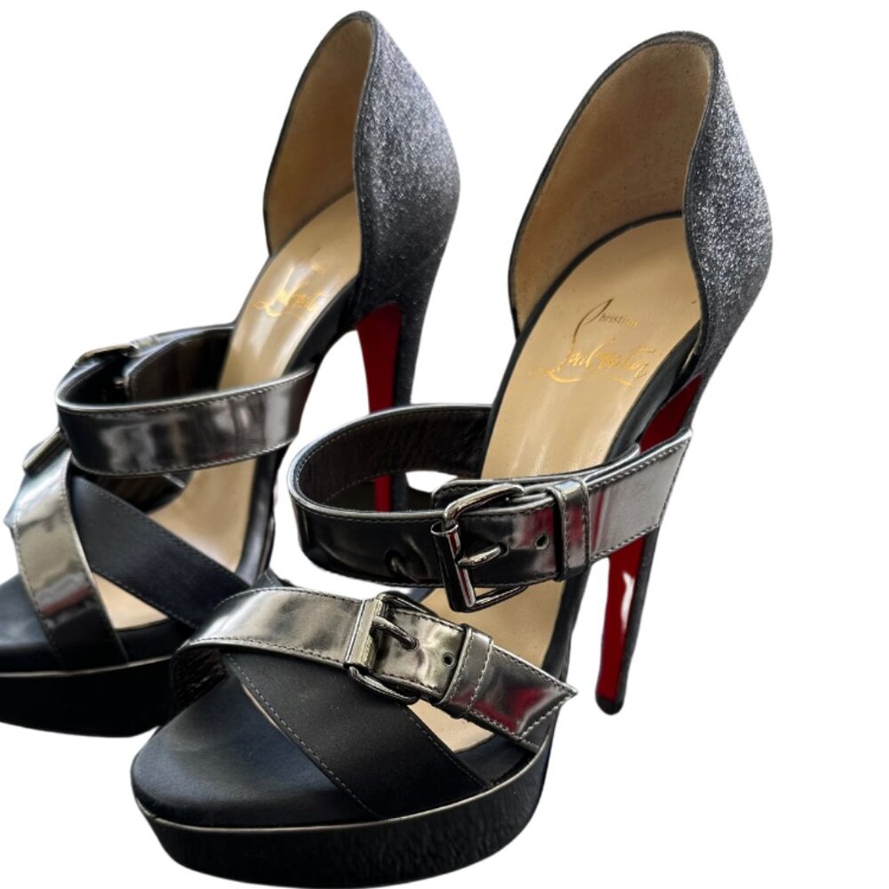 Christian Louboutin Ambertina Glitter Pumps